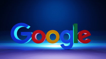 Logotipo de Google 3D