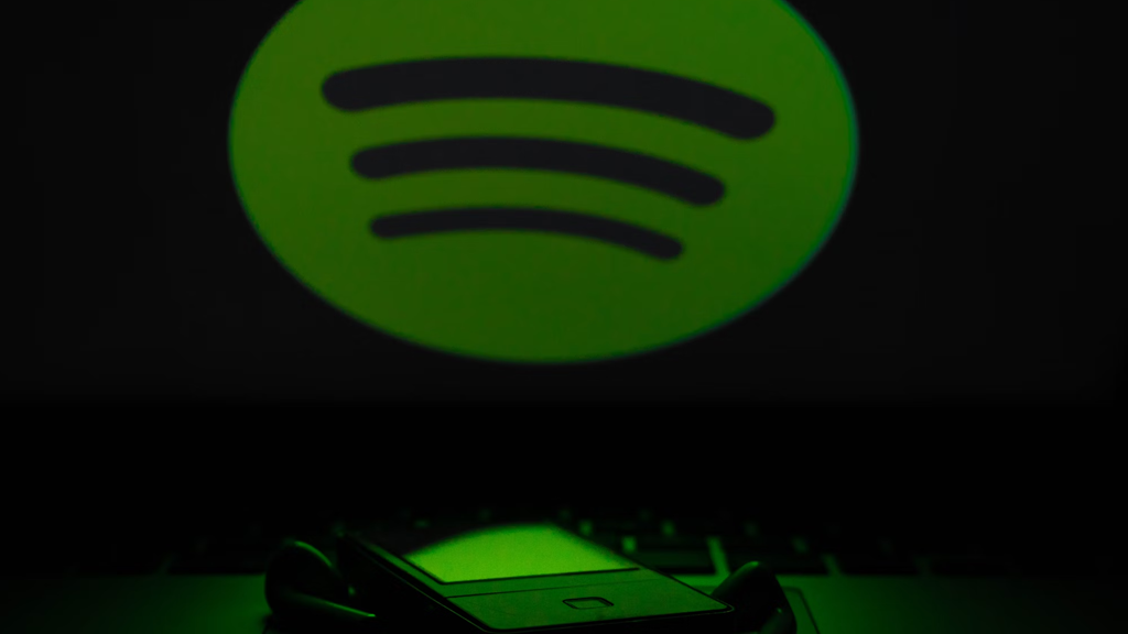 Spotify en pantalla