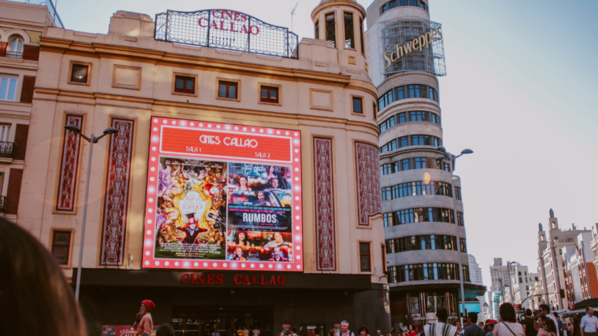Cines Callao y Schweppes en Madrid