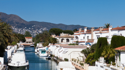 Vista al canal de Empuriabrava